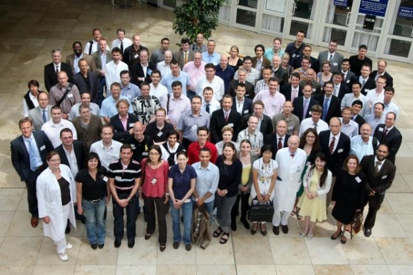 Gruppenbild der Teilnehmer auf dem "Regensburg Course in Facial Plastic Surgery" 2010